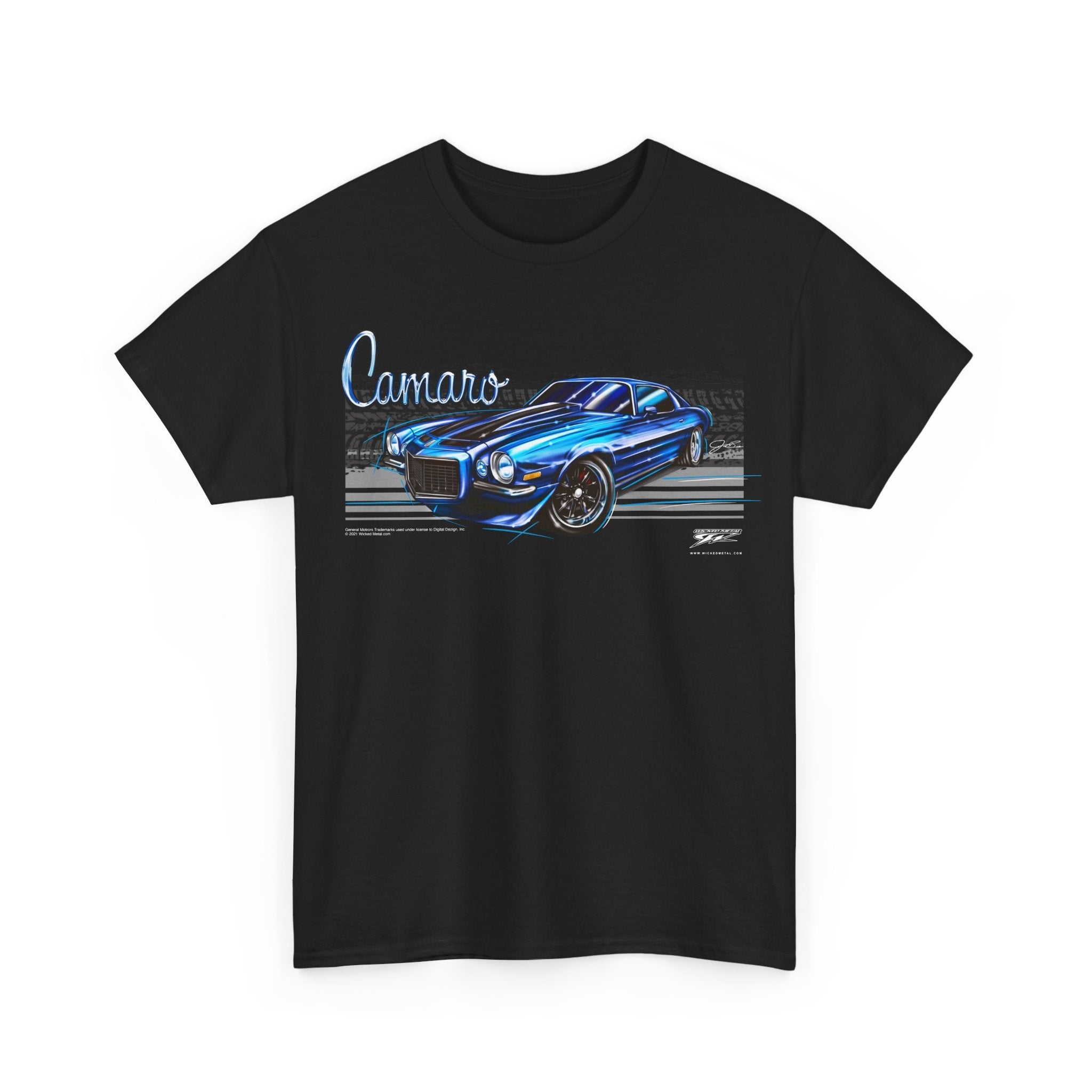 1971 Camaro - Stripes - Chevy Camaro t shirt