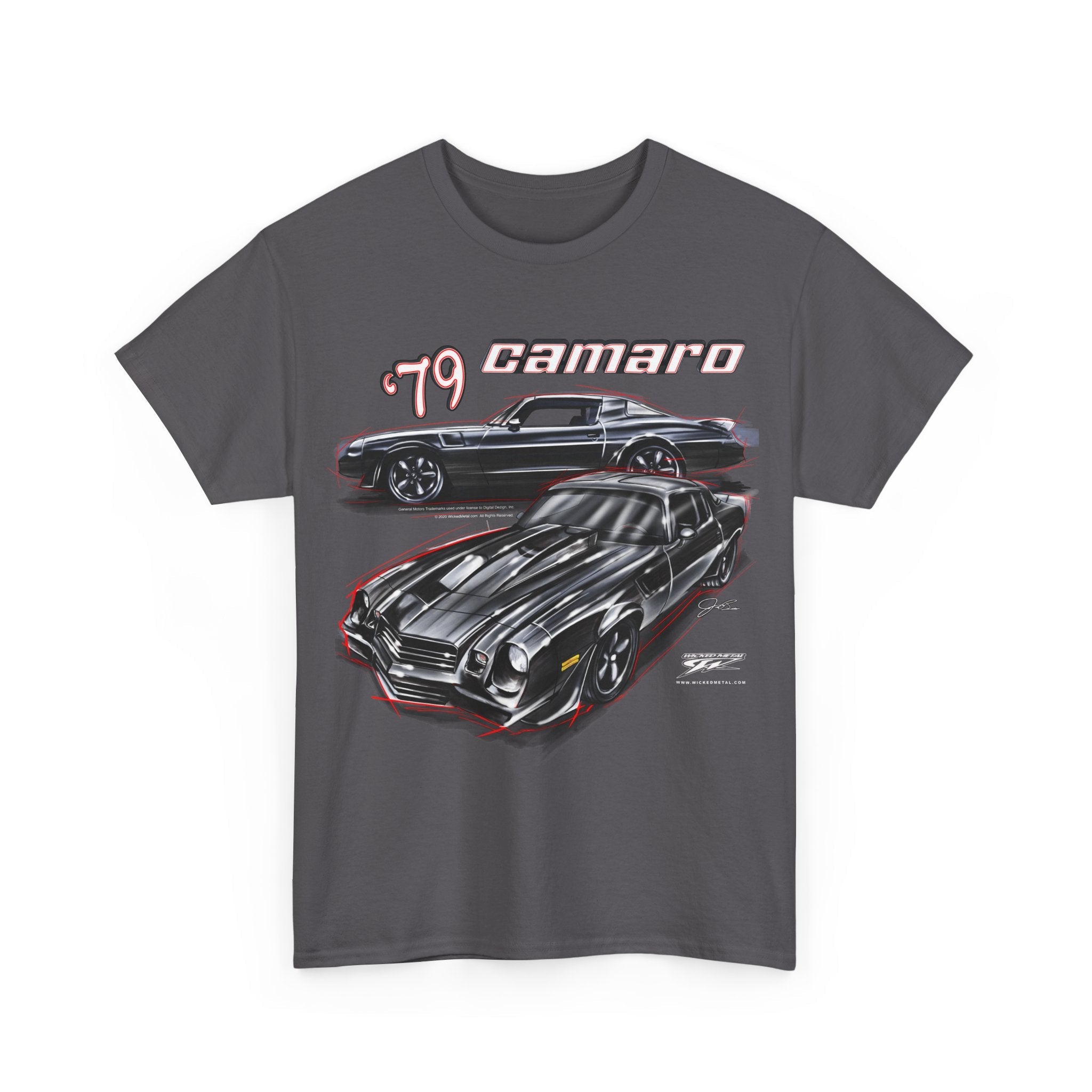 1979 Camaro Illustrated - Chevy Camaro t shirt