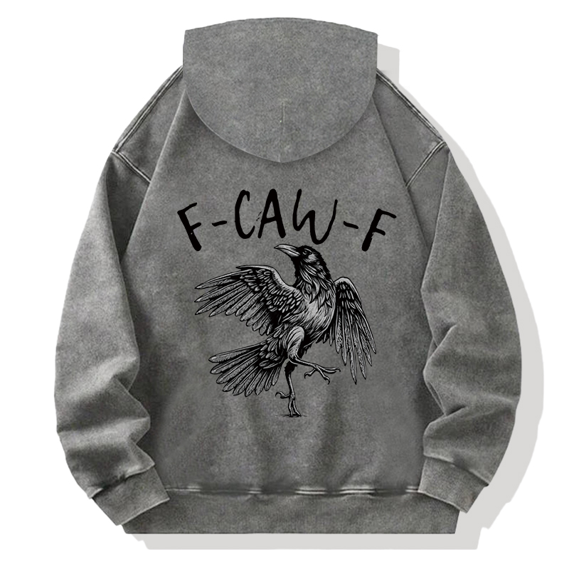Tokyocanvas F-Caw-F Back Washed Hoodie