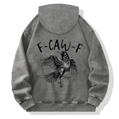 Tokyocanvas F-Caw-F Back Washed Hoodie