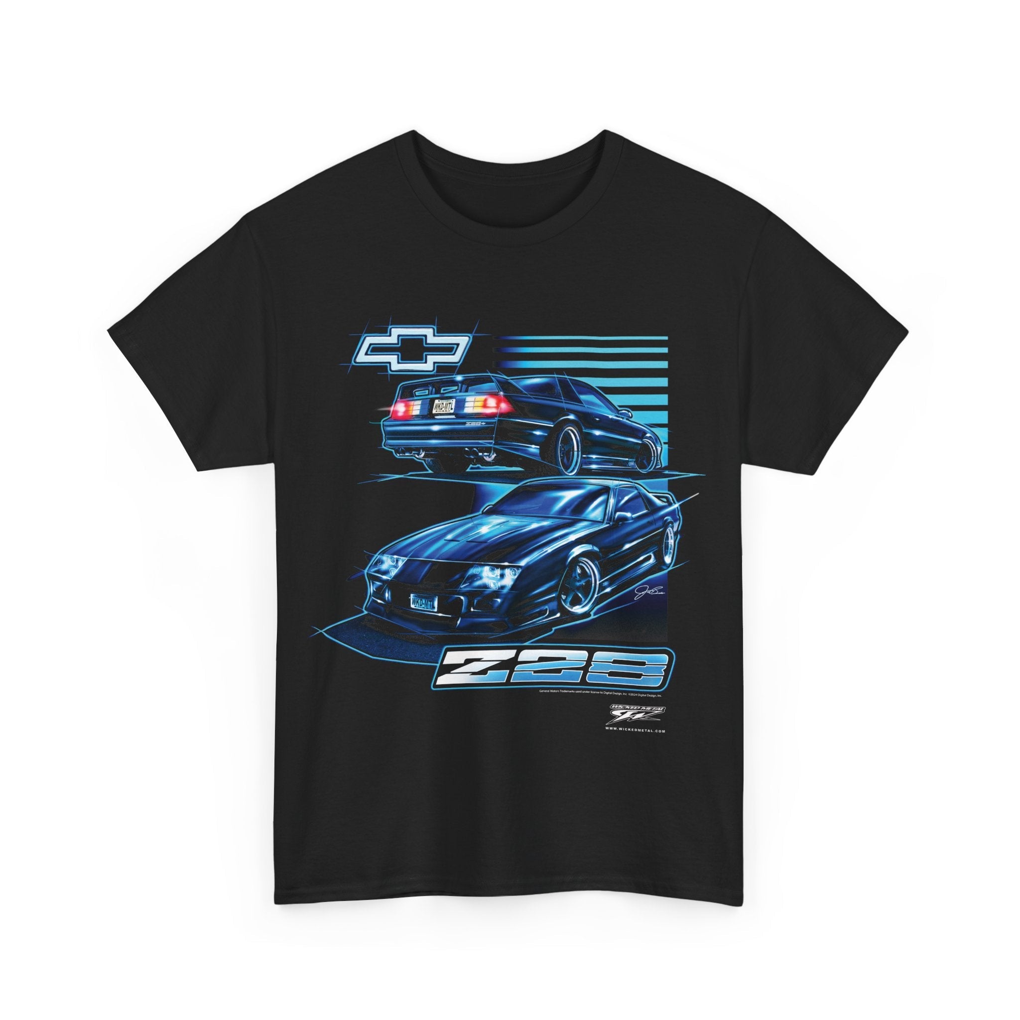 3rd Gen Camaro Z28 Blue - Chevy Camaro t shirt