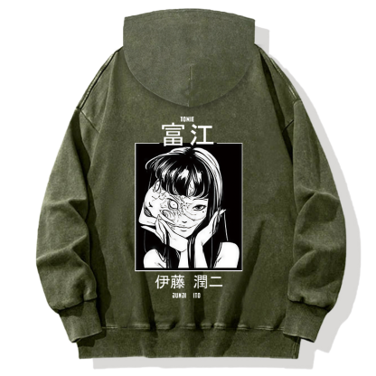 Tokyocanvas Tomie Japanese Back Washed Hoodie