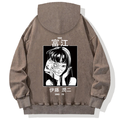 Tokyocanvas Tomie Japanese Back Washed Hoodie