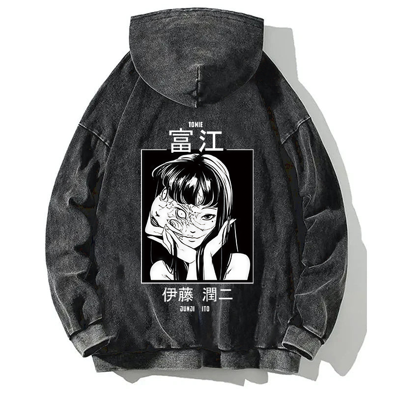 Tokyocanvas Tomie Japanese Back Washed Hoodie