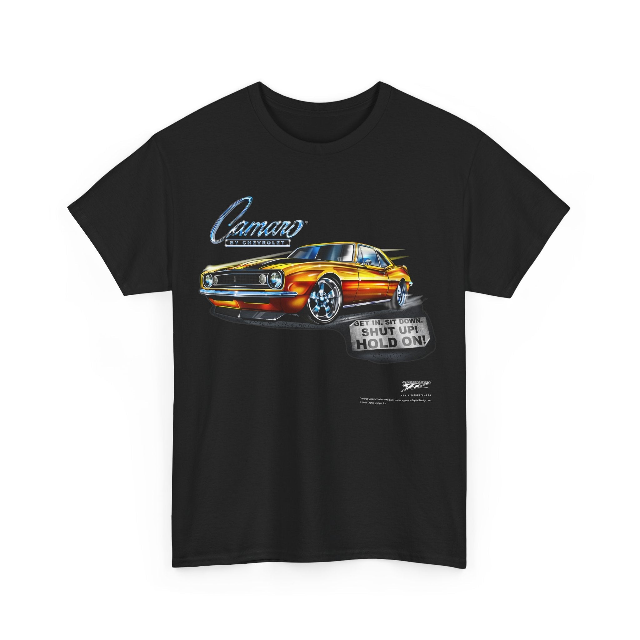 67 Camaro - Get In, Hold On - Chevy Camaro t shirt