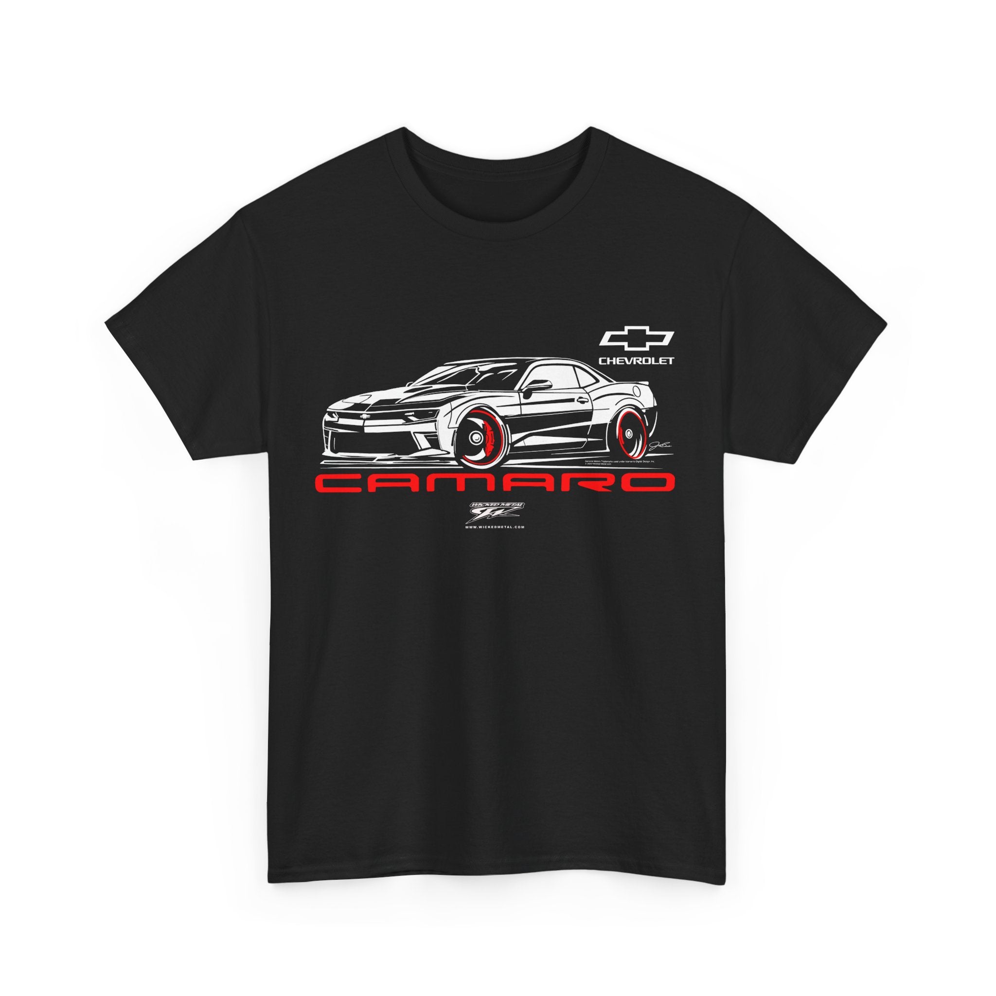 6th Gen Camaro Stylized - Chevy Camaro t shirt