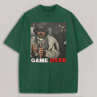 Maduro Captured Game Over Printed Oversized Unisex T-shirt