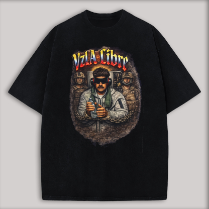 Venezuela Libre Printed Oversized Unisex T-shirt