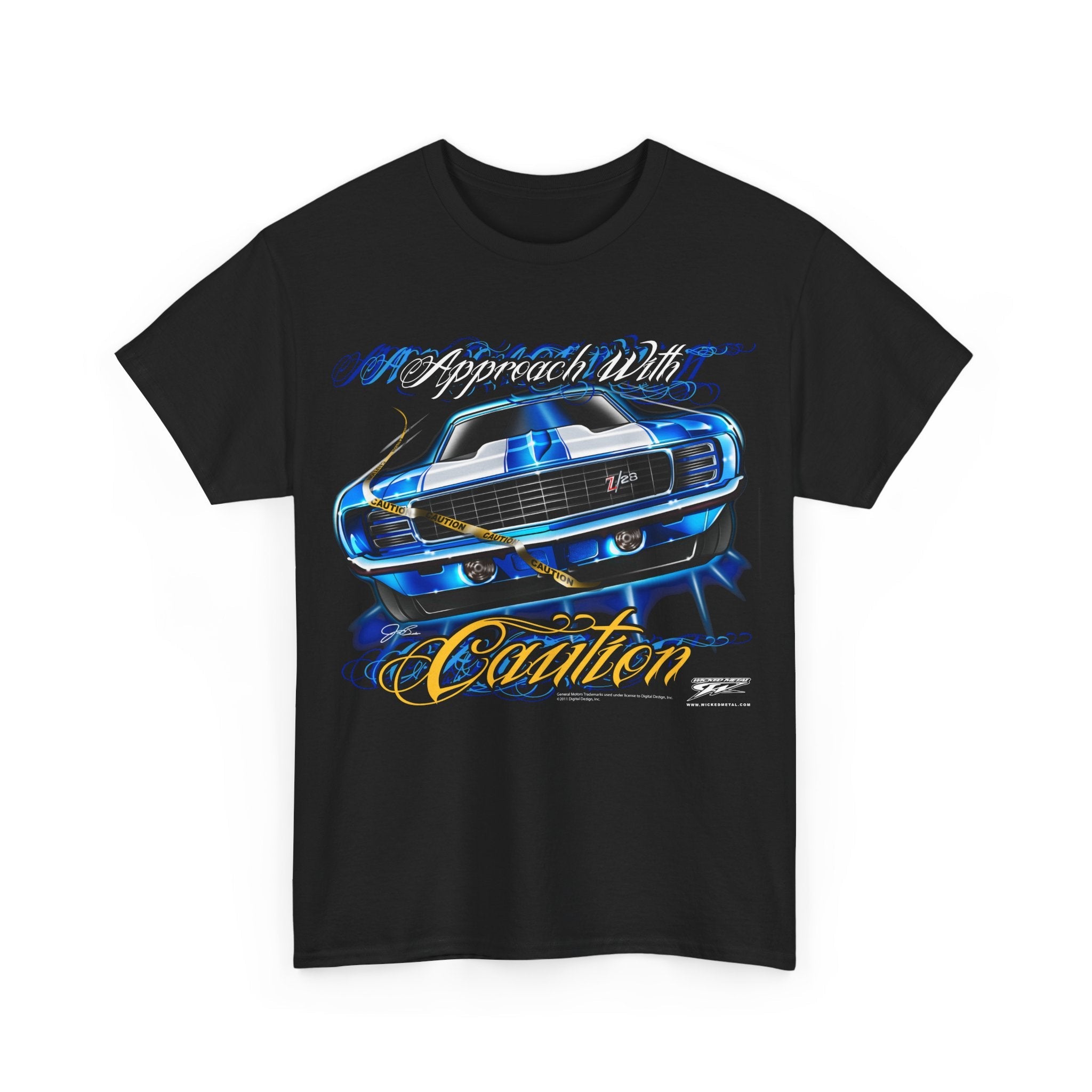 Camaro gear - Approach with Caution - 1969 Camaro Z28 camaro tee shirt
