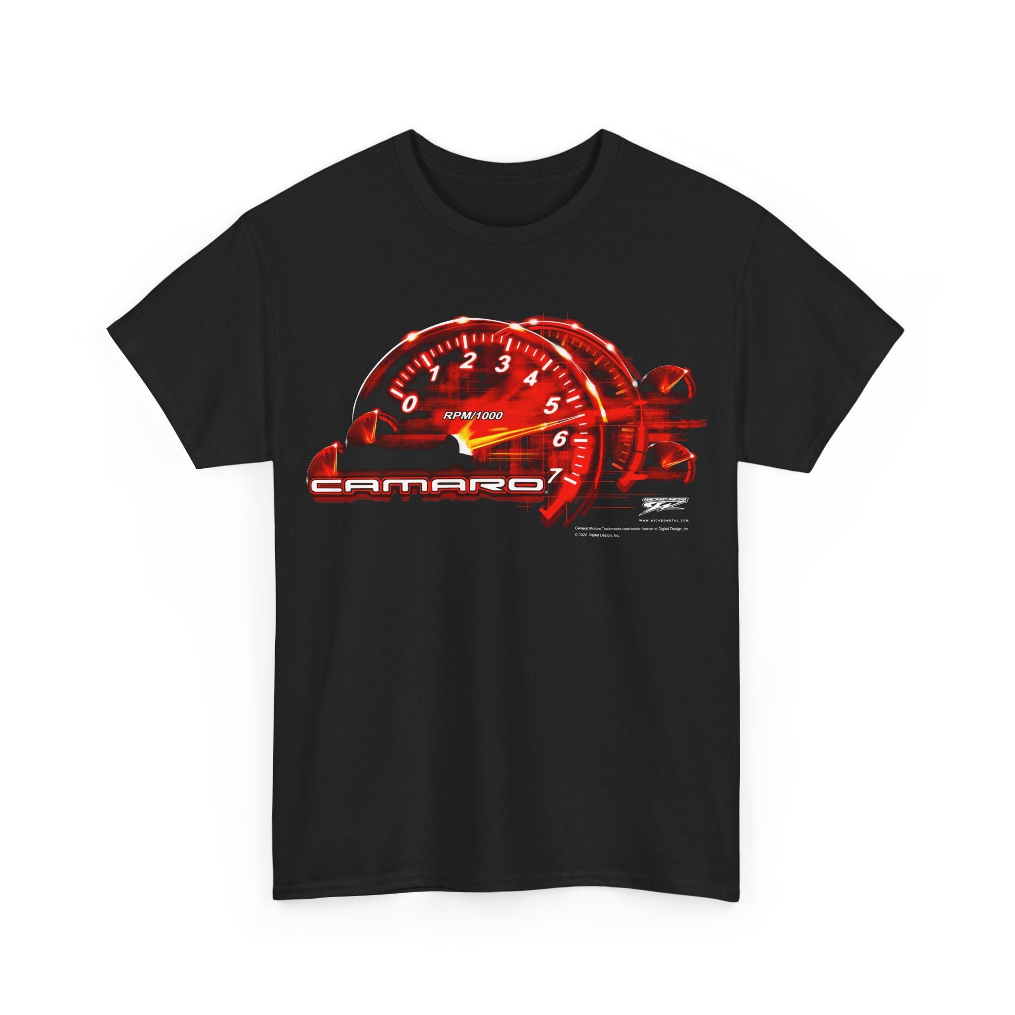 Camaro Redline - Multiple year Camaro - Chevy Camaro t shirt - Wicked Metal