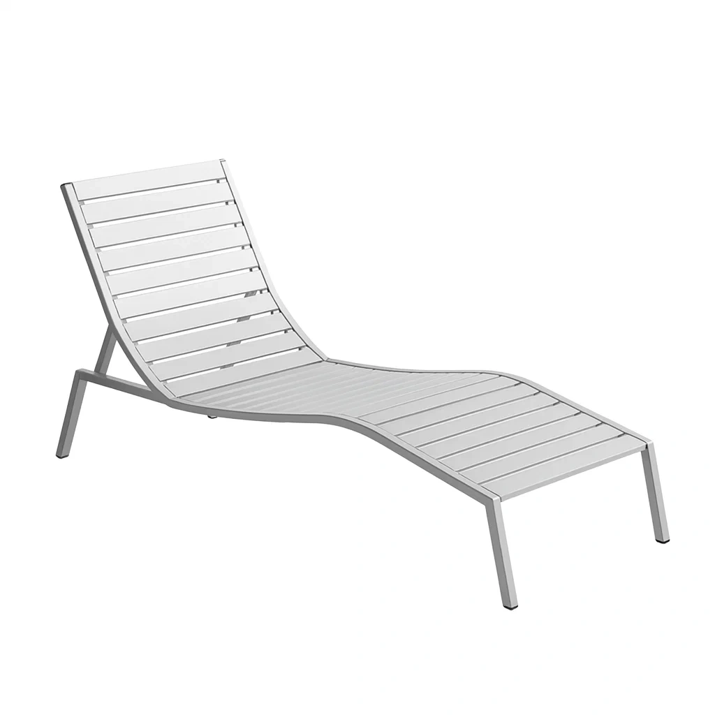 Chaise longue extérieure