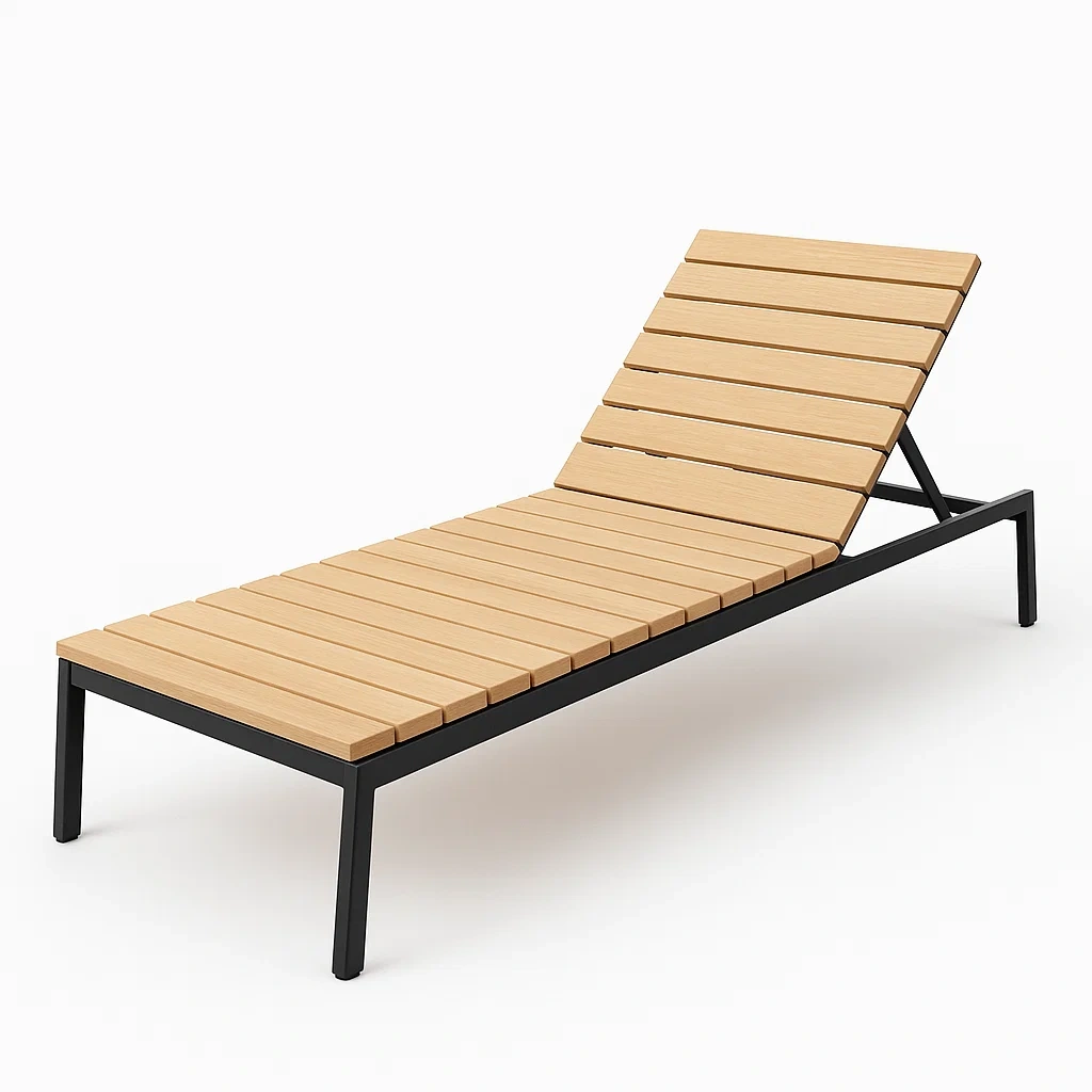 Chaise longue extérieure