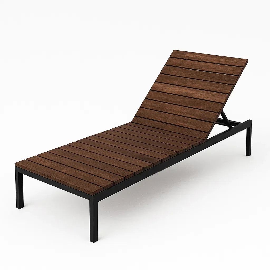 Chaise longue extérieure