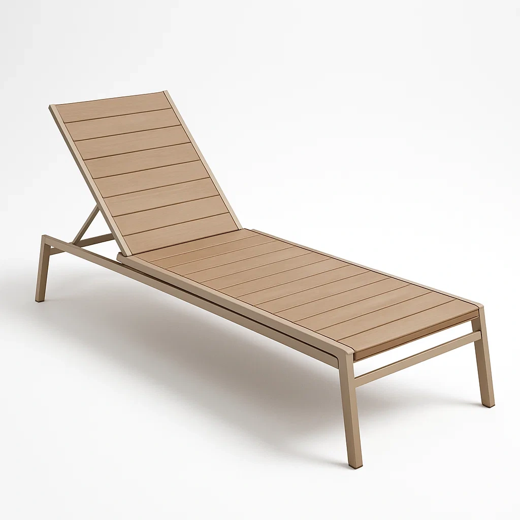 Chaise longue extérieure
