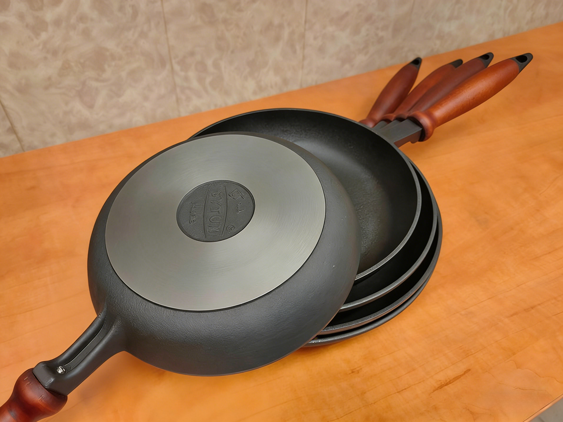 4-Piece Cast Iron Pancake Set
