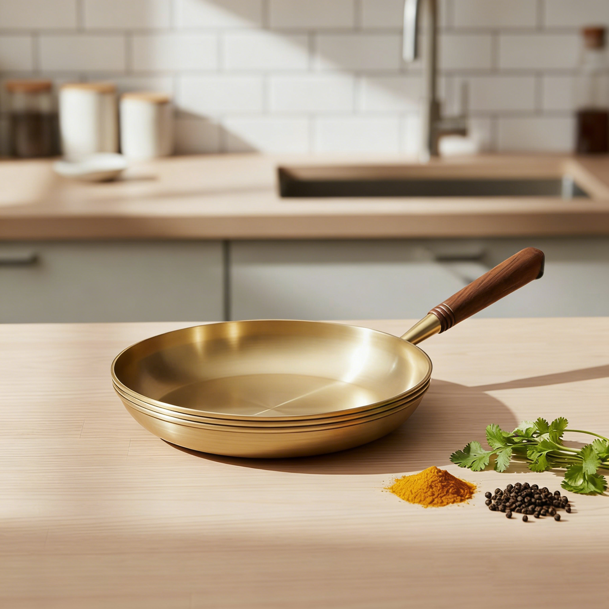 Brass Frying Pan