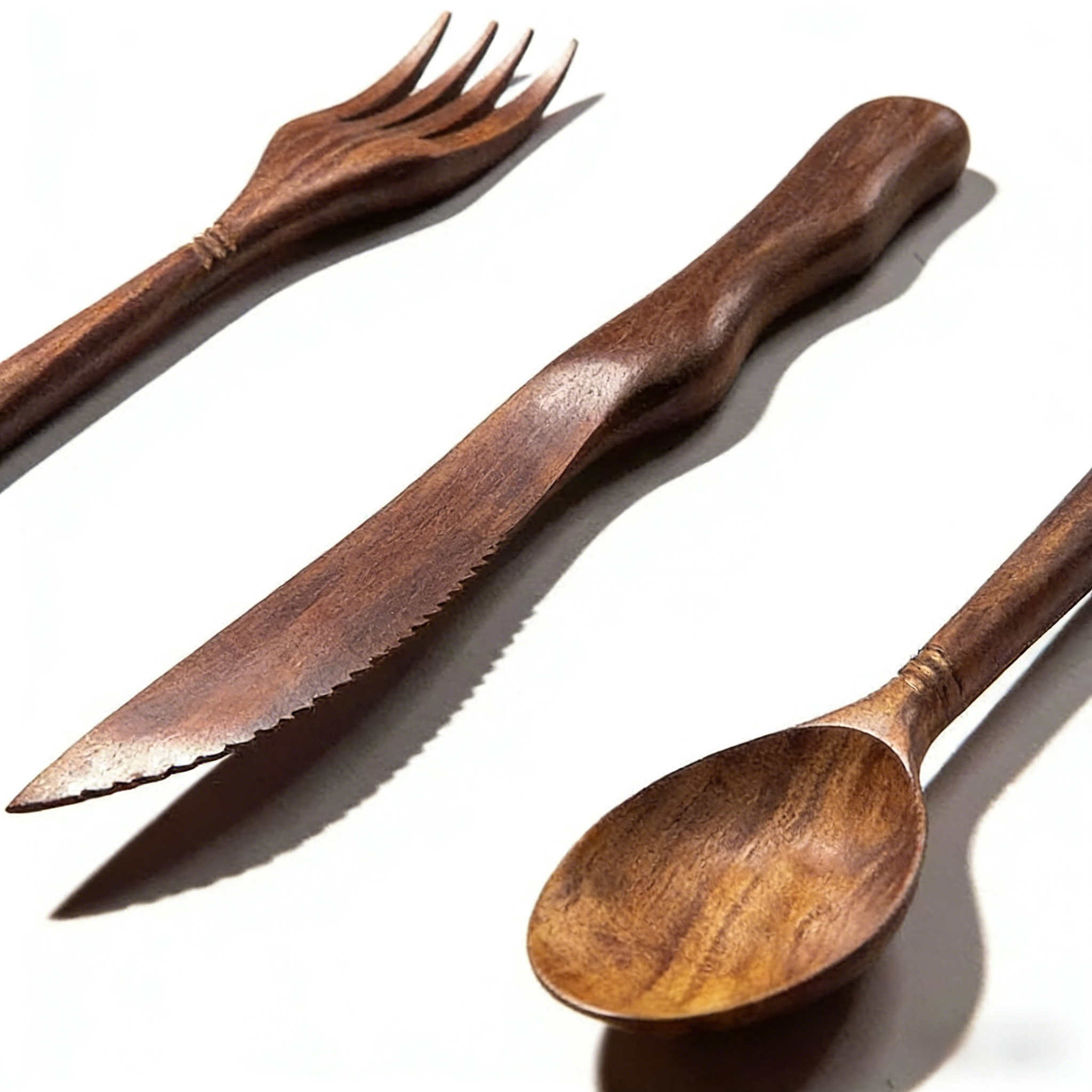 Rosewood Cutlery Set Varnish Free