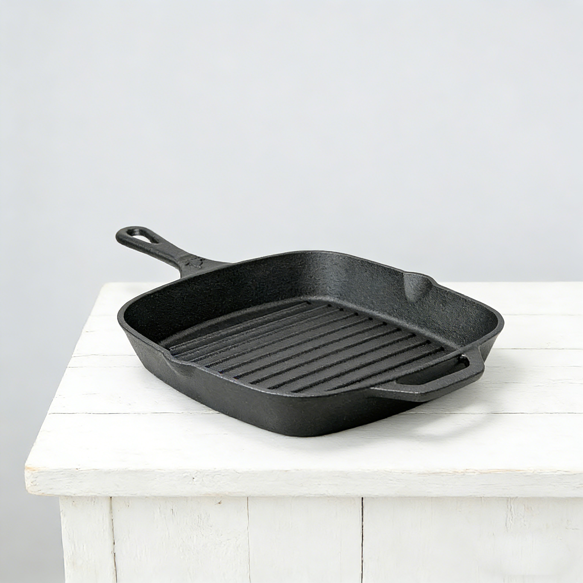 Backcountry Iron Square Grill Pan Pre-Seasoned Cast Iron