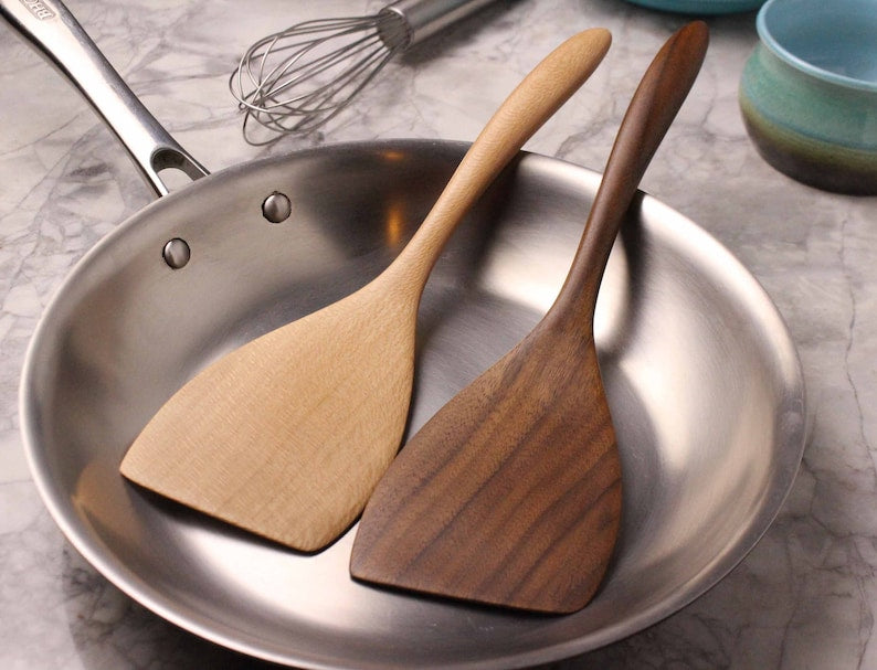 Wooden Spatula Turning Stirring