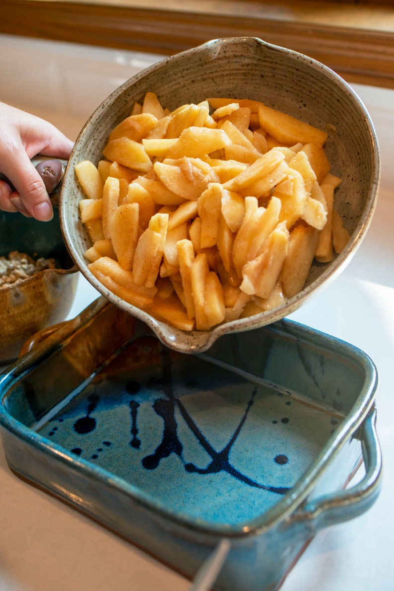 Small Ceramic Stovetop Cooking Frying Pan