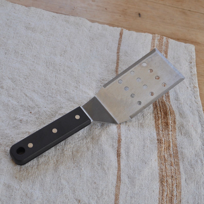 Professional Stainless Steel Spatula Drain Holes