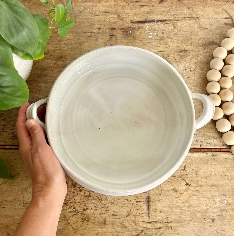Teal Green Coastal Style Ceramic Casserole