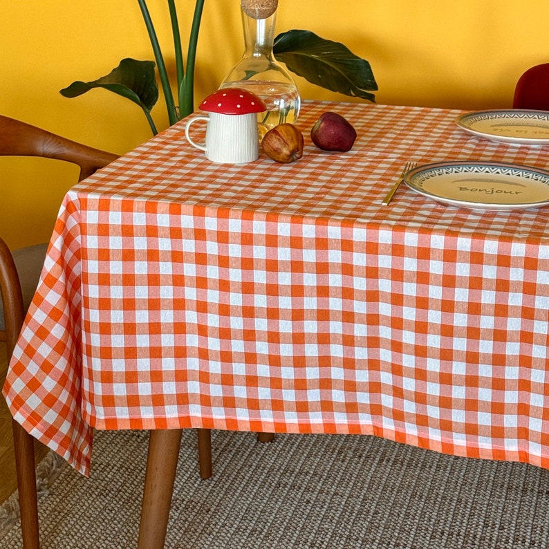 Checkerboard Pattern Tablecloth