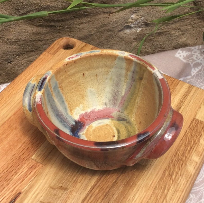 Ceramic Bread Glazed Baking Pan and Bowl