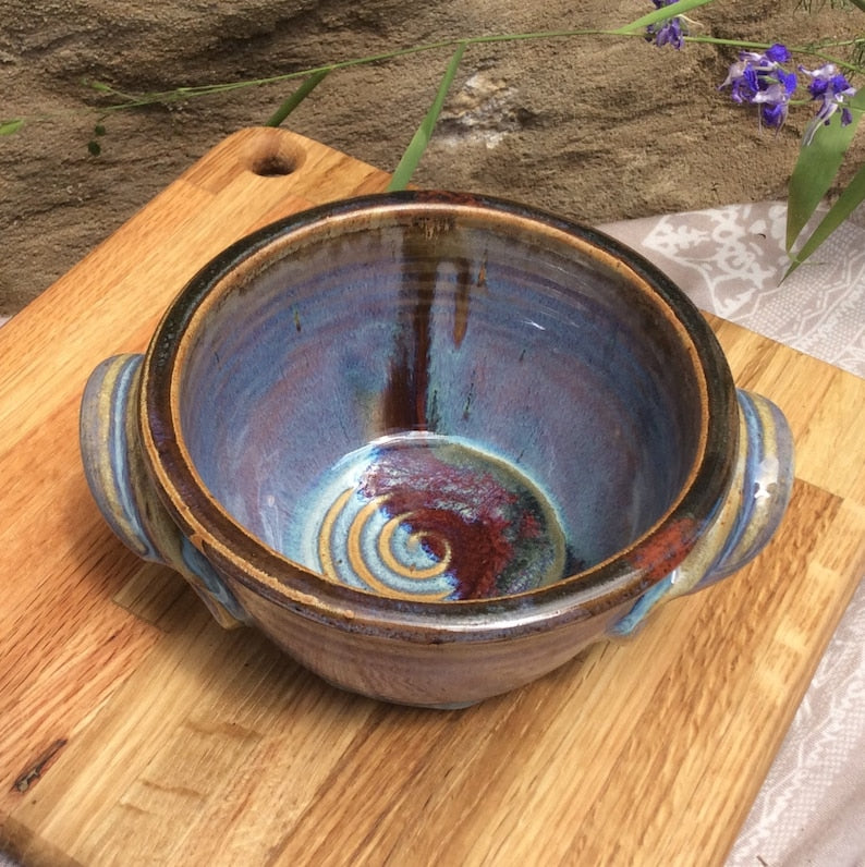 Ceramic Bread Glazed Baking Pan and Bowl