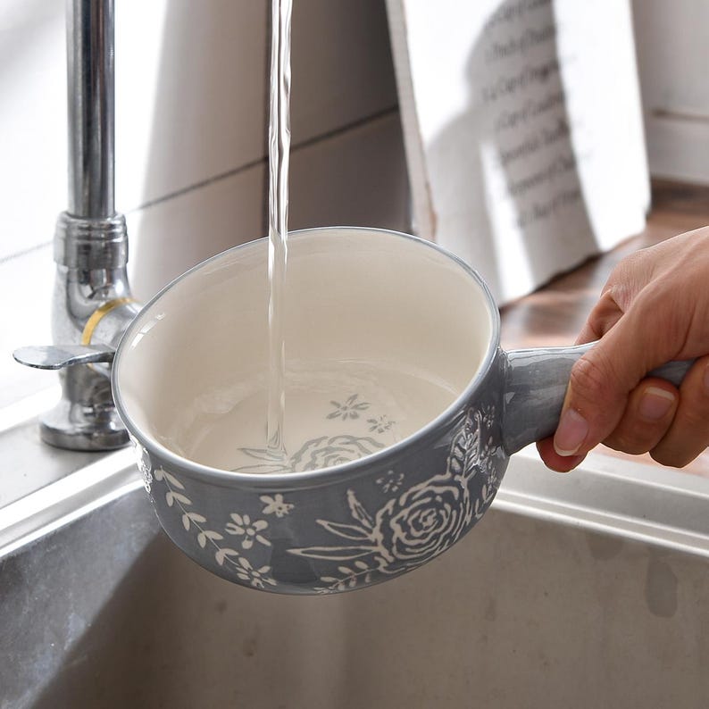 4-Piece French Onion Soup Bowl Set with Handles