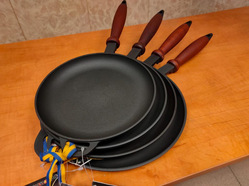 4-Piece Cast Iron Pancake Set
