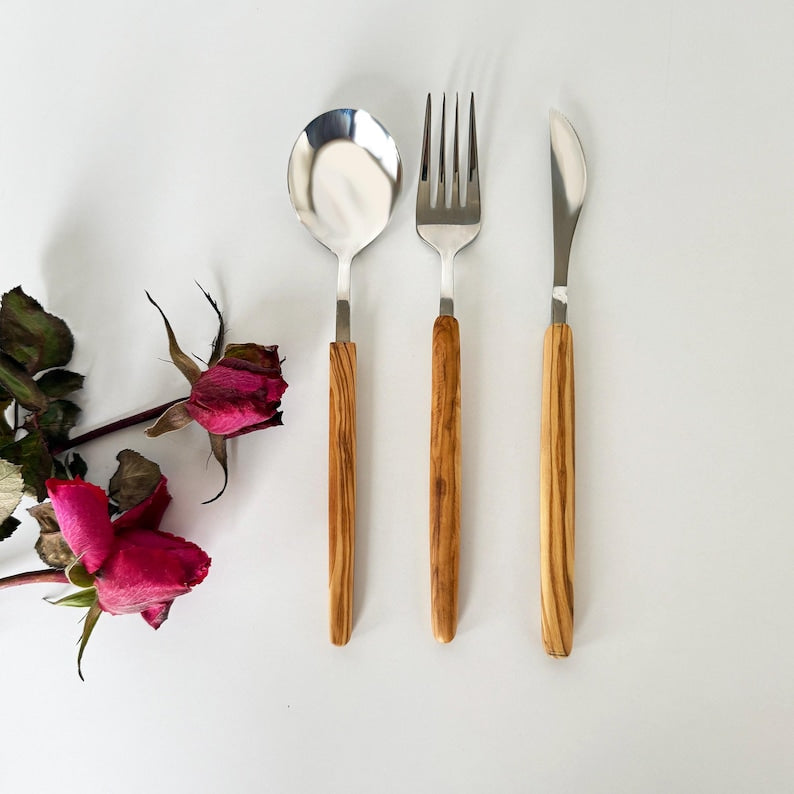 3 or 7 Piece Stainless Steel Cutlery Set