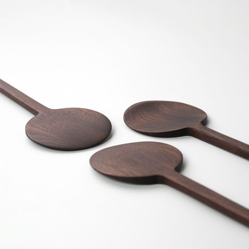 Long-Handled Round-Headed Wooden Spoon