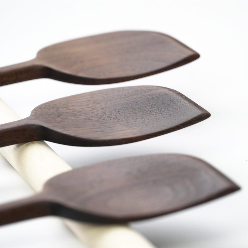 Wooden Walnut With Pointed Ends Spatula