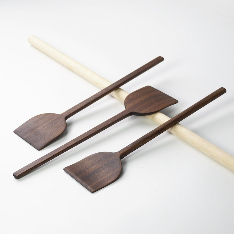 Wooden Walnut Long-Handled Shovel
