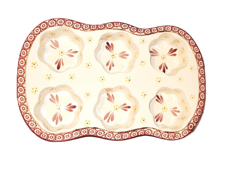 Retro Six-Hole Baking Pan Mold