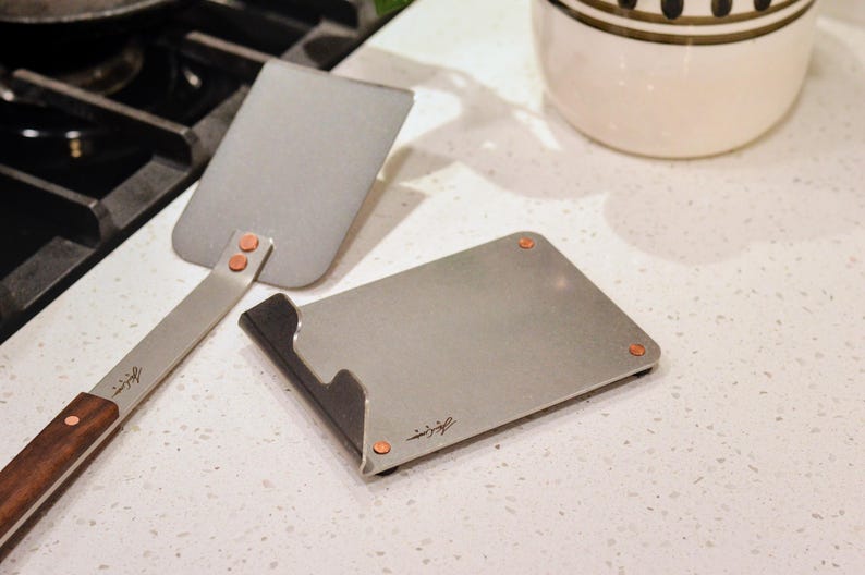 Flexible Stainless Spatula Utensil Rest