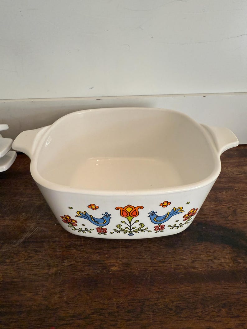 Retro Bluebird Casserole Baking Set