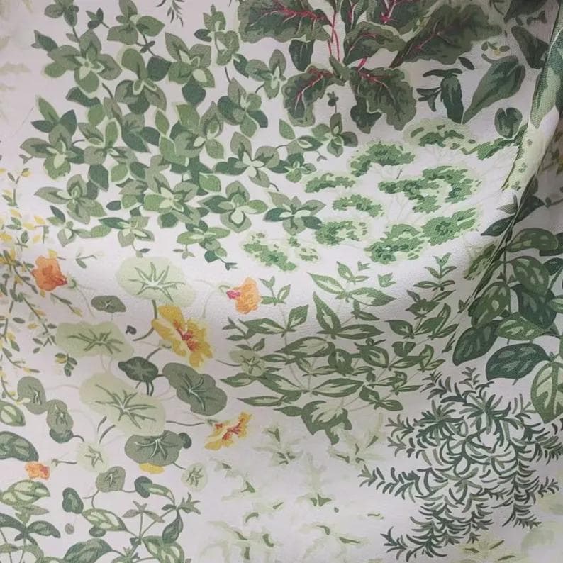 Botanical Print Waterproof and Easy-to-Clean Tablecloth