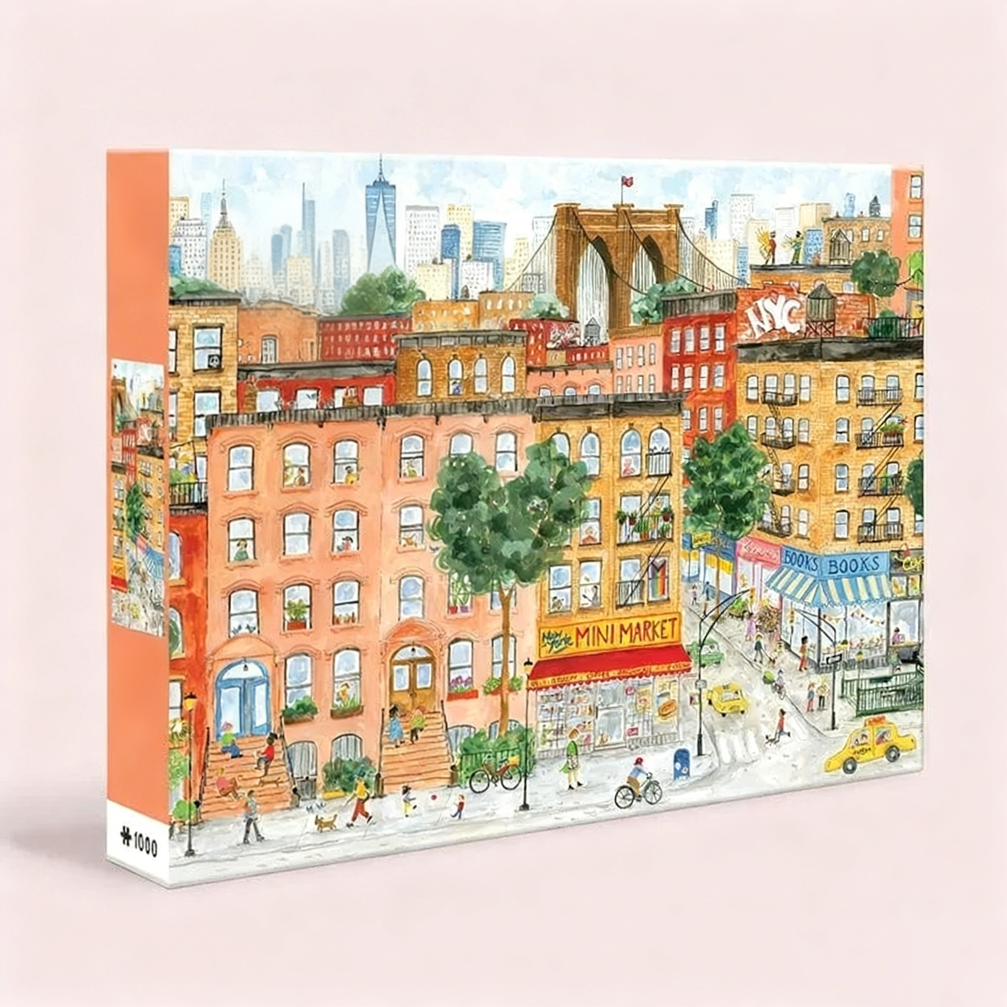 New York Street Life Puzzle 1000 Piece Brooklyn Scene
