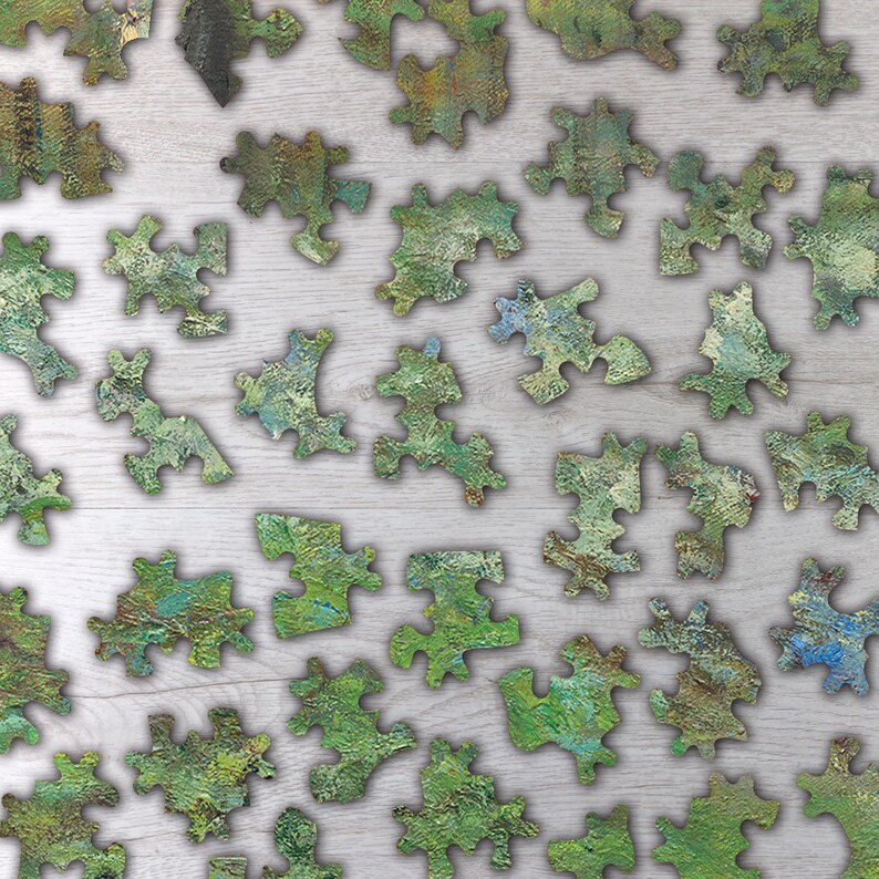 The Garden of Monet at Argenteuil Wooden Jigsaw Puzzle By Claude Monet. Wooden Puzzle For Adults - 35, 108, 250, 500, 750 or 1000 pieces.