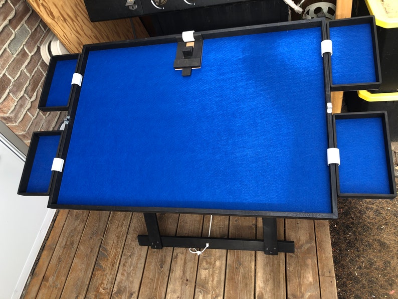42x30 jigsaw table with sorting trays and box lid holder bundle