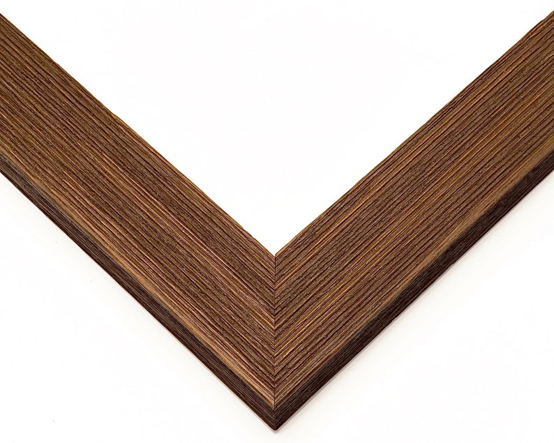 Brown Picture Frame Rustic Barnwood with UV Acrylic Plexiglass Backing