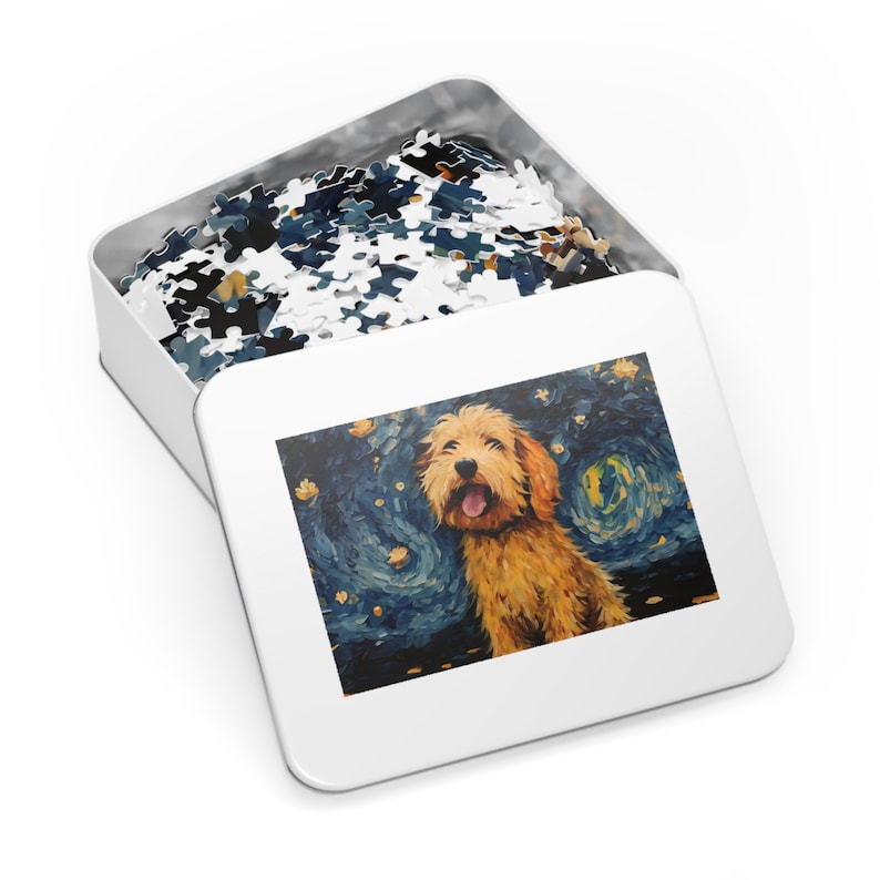 Golden Doodle Van Gogh Puzzle 30–1000 Pieces Art Jigsaw