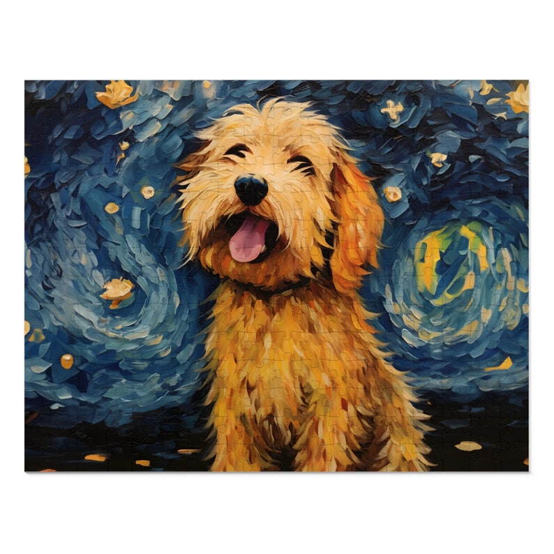 Golden Doodle Van Gogh Puzzle 30–1000 Pieces Art Jigsaw
