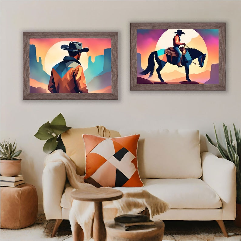 Brown Picture Frame Rustic Barnwood with UV Acrylic Plexiglass Backing