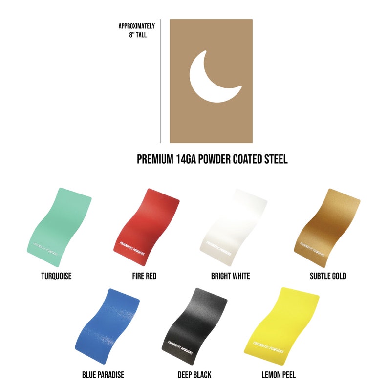 Moon Metal Bookends Crescent Night Theme Minimal Decor