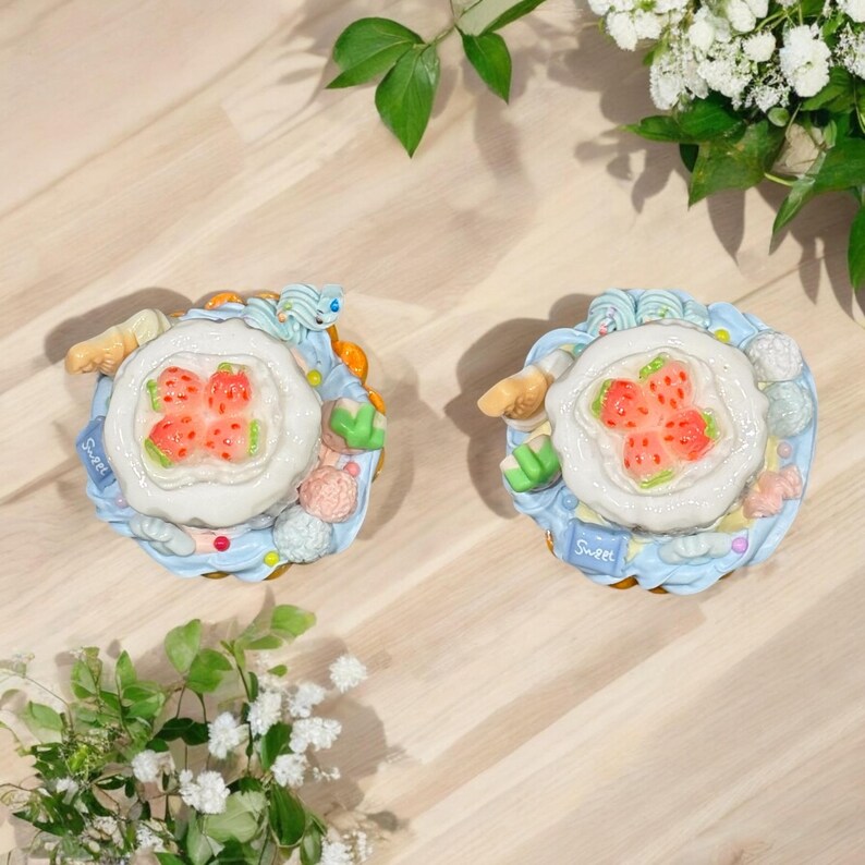 Food Fridge Magnet, Small Plate Series, Delicious Food Ornaments