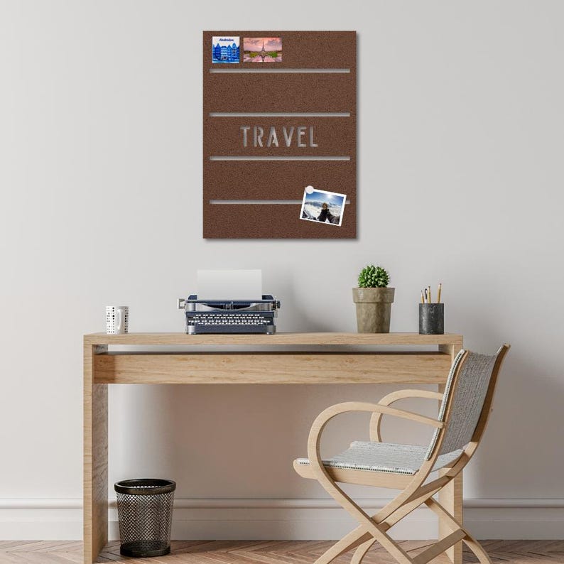 Travel Vision Board Memories Magnetic Display Board