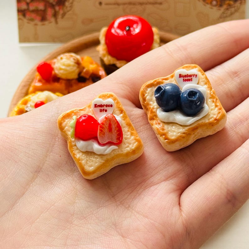 Baking Fridge Magnet Set, Pastry and Bread Kitchen Decoration